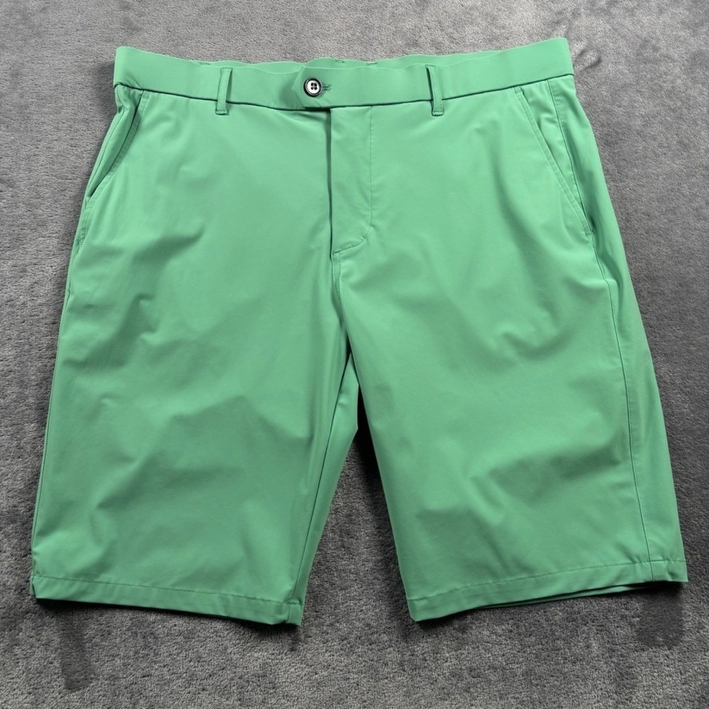 Greyson Shorts Mens 36 (fit 38) Green Montauk Chinos Golf Performance 10" Inseam